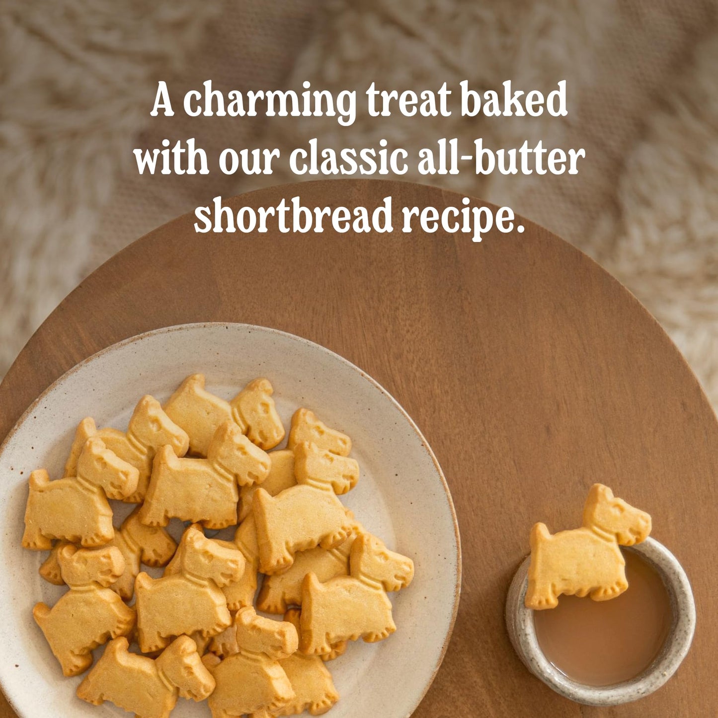 Walker's Shortbread Traditional Scottie Dog Shaped Cookies, All - Butter Shortbread Cookies, 3.9 Oz Box (Pack of 6) - Fresh Hearth