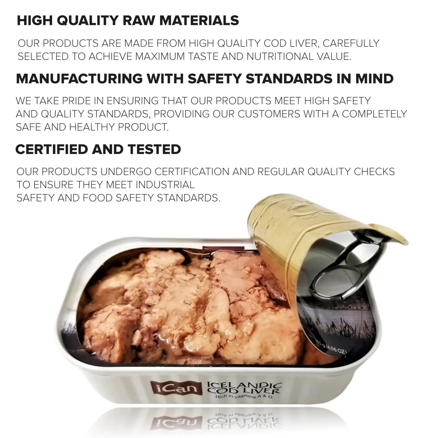 Wild Cod Liver Canned From Iceland 4.27oz pack of 3 - Fresh Hearth