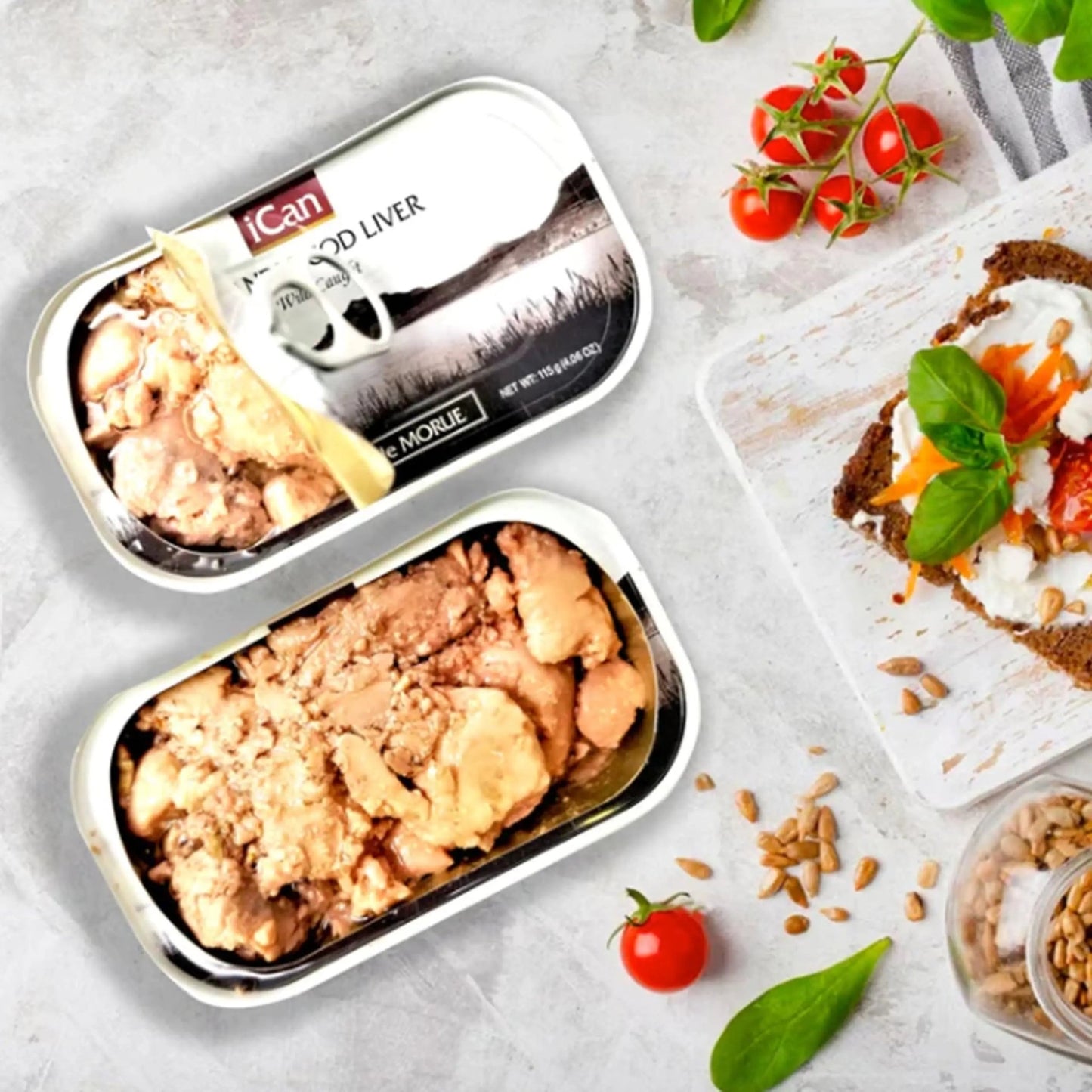 Wild Cod Liver Canned From Iceland 4.27oz pack of 3 - Fresh Hearth