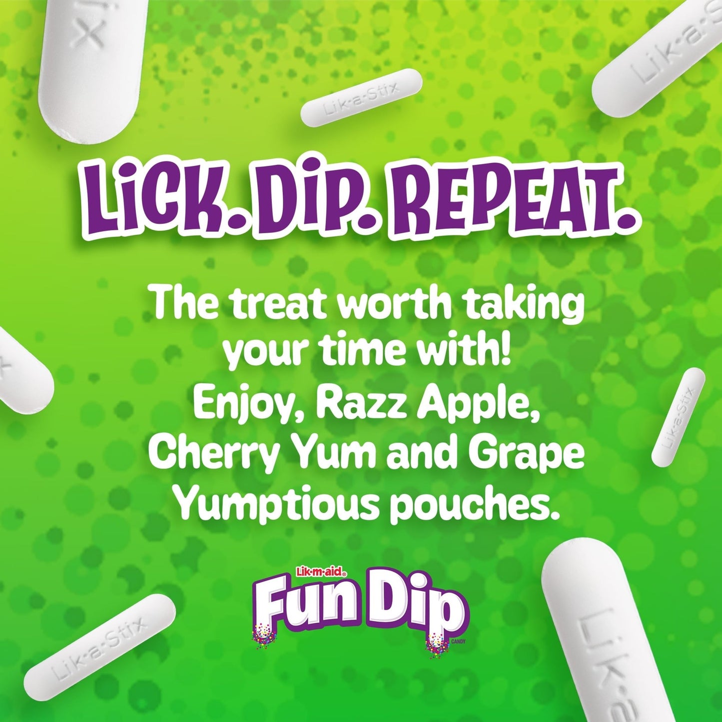 Wonka Fun Dip, Assorted Flavor Party Pack, 0.43 Ounce Packets (48 Count) - Fresh Hearth