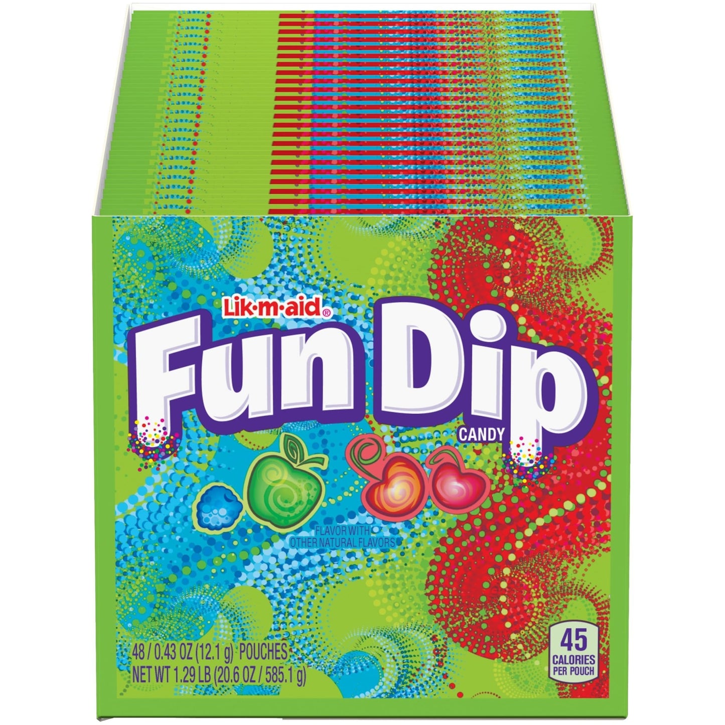 Wonka Fun Dip, Assorted Flavor Party Pack, 0.43 Ounce Packets (48 Count) - Fresh Hearth