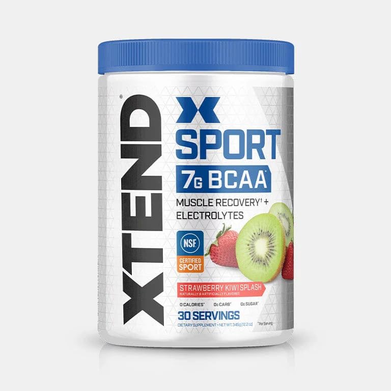 XTEND Sport BCAA Powder Strawberry Kiwi Splash - Electrolyte Powder for Recovery & Hydration with Amino Acids - 30 Servings - Fresh Hearth
