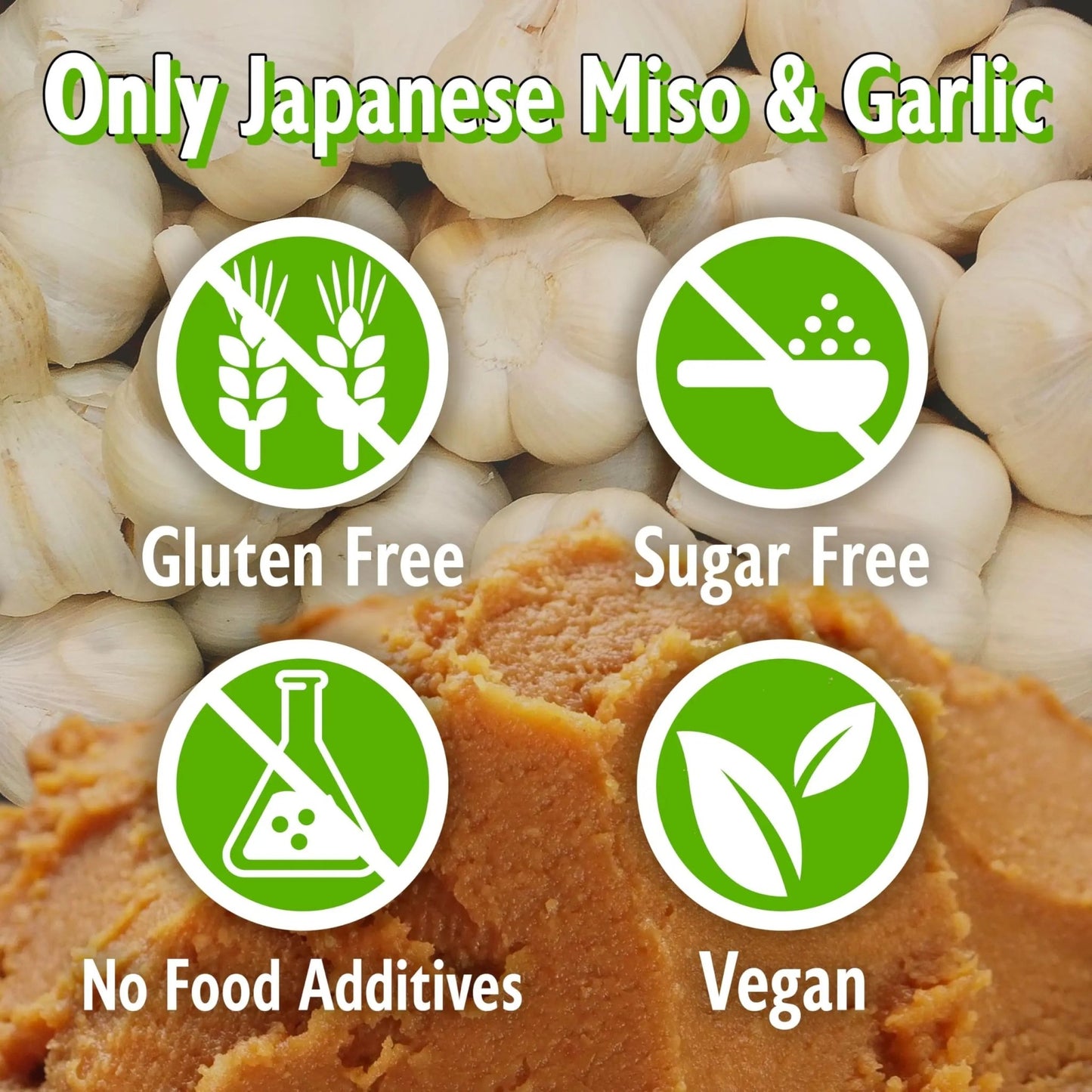 YAMASAN KYOTO UJI Japanese Dry Garlic Miso Seasoning, Freeze - Dried Miso Powder Mixed With Garlic Powder, Rich Aroma and Umami, No Additives, Vegan, Made in Japan 90g(3.17oz) - Fresh Hearth