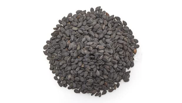 Yupik Raw Black Sesame Seeds, 2.2 lb (35.2 oz), Gluten - Free, Kosher, Vegan, Natural Black Seeds, Unroasted, Unsalted, Plant - Based Protein, Source of Fiber, Iron & Calcium, Ideal for Cooking & Baking - Fresh Hearth