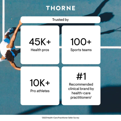 THORNE Creatine - Micronized Creatine Monohydrate Powder - Support for Muscles & Cognitive Function* - for Women & Men - Unflavored - NSF Certified for Sport - 5 g per Serving - 90 Servings