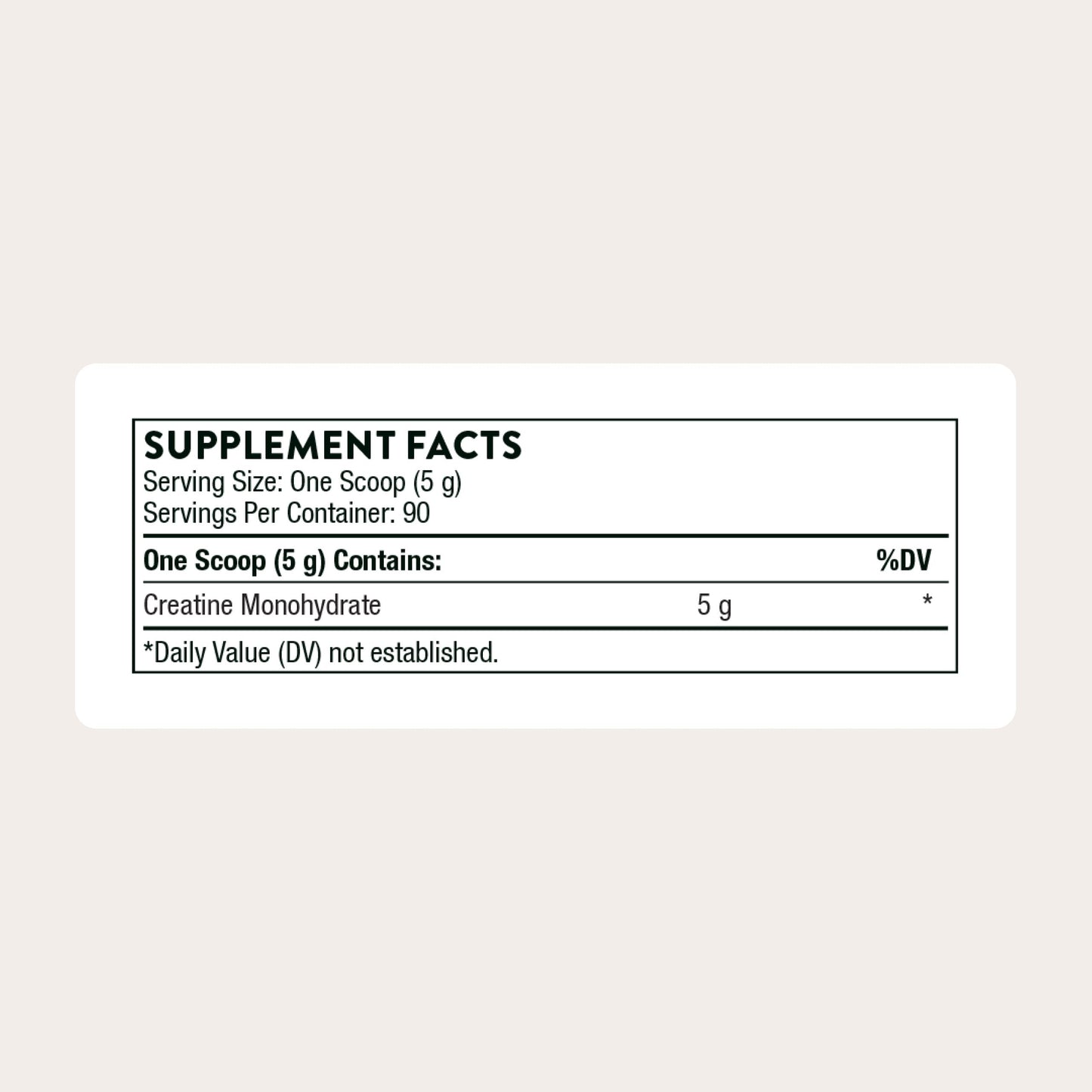 THORNE Creatine - Micronized Creatine Monohydrate Powder - Support for Muscles & Cognitive Function* - for Women & Men - Unflavored - NSF Certified for Sport - 5 g per Serving - 90 Servings