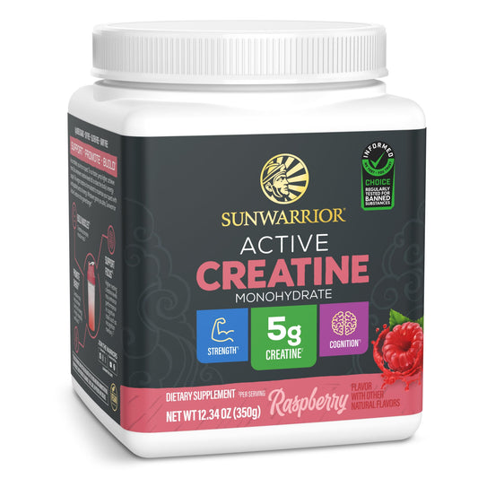 Creatine Monohydrate Powder Micronized PreWorkout Recovery Supplement | Support Muscle Building Strength Training Cognition | Vegan & Keto Friendly Easily Mixes (50 Servings) Raspberry Flavored