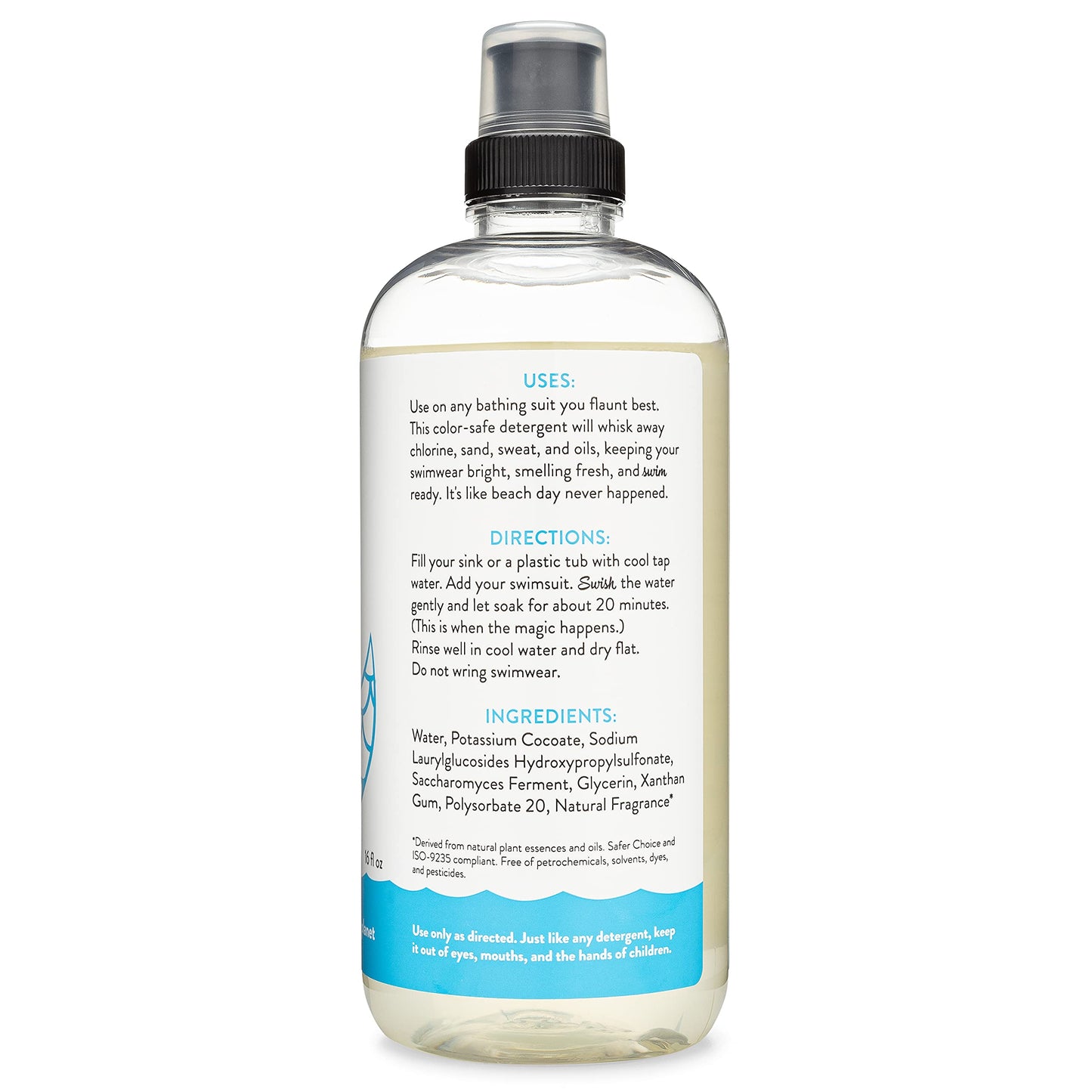 Molly's Suds Swimwear Cleaner | Gently Removes Chlorine, Lotions, Oils | Perfect for Cleaning Swimsuits | 16 fl oz