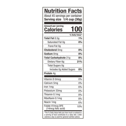 Bob’s Red Mill All Purpose High Fiber Flour - 3 lb Bag, 1-to-1 Baking Substitute, Excellent Source of Fiber, Non-GMO, Kosher