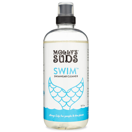 Molly's Suds Swimwear Cleaner | Gently Removes Chlorine, Lotions, Oils | Perfect for Cleaning Swimsuits | 16 fl oz