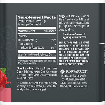 Creatine Monohydrate Powder Micronized PreWorkout Recovery Supplement | Support Muscle Building Strength Training Cognition | Vegan & Keto Friendly Easily Mixes (50 Servings) Raspberry Flavored