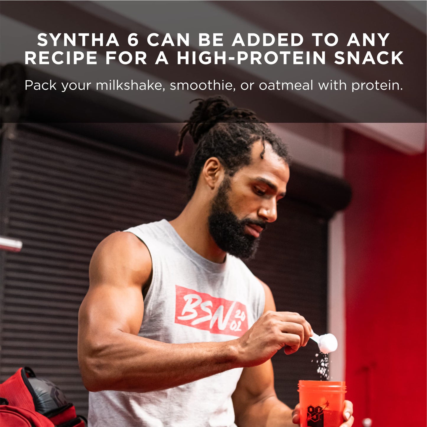BSN SYNTHA-6 Whey Protein Powder, Micellar Casein, Milk Protein Isolate Powder, Vanilla Ice Cream, 97 Servings (Package May Vary)