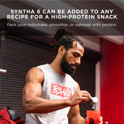 BSN SYNTHA-6 Whey Protein Powder, Micellar Casein, Milk Protein Isolate Powder, Vanilla Ice Cream, 97 Servings (Package May Vary)