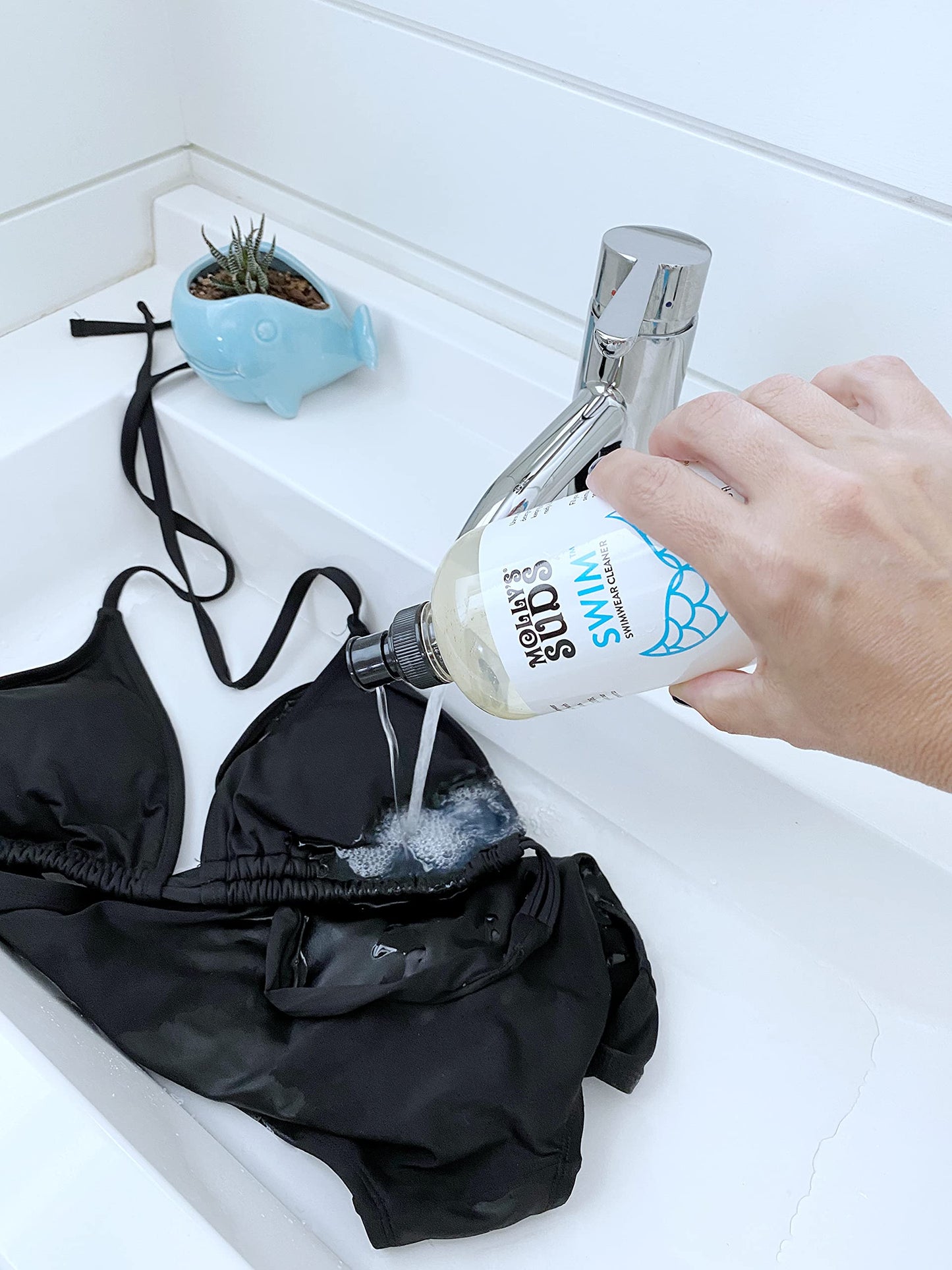 Molly's Suds Swimwear Cleaner | Gently Removes Chlorine, Lotions, Oils | Perfect for Cleaning Swimsuits | 16 fl oz