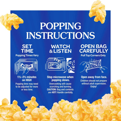 ACT II Butter Lovers Microwave Popcorn, 3 - Count 2.75 - oz. Bags - Fresh Hearth