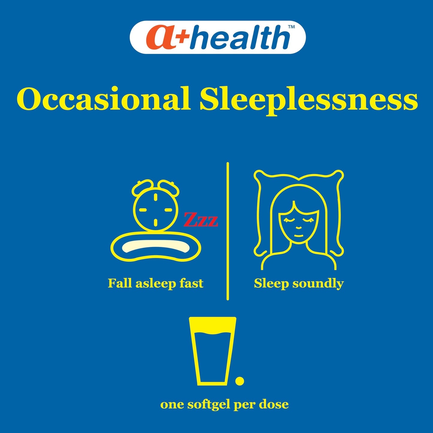 A+Health Nighttime Sleep Aid Diphenhydramine 50mg Softgels, Maximum Strength, 160 Count - Fresh Hearth