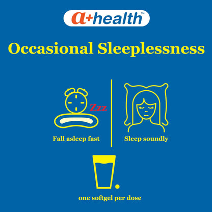 A+Health Nighttime Sleep Aid Diphenhydramine 50mg Softgels, Maximum Strength, 160 Count - Fresh Hearth