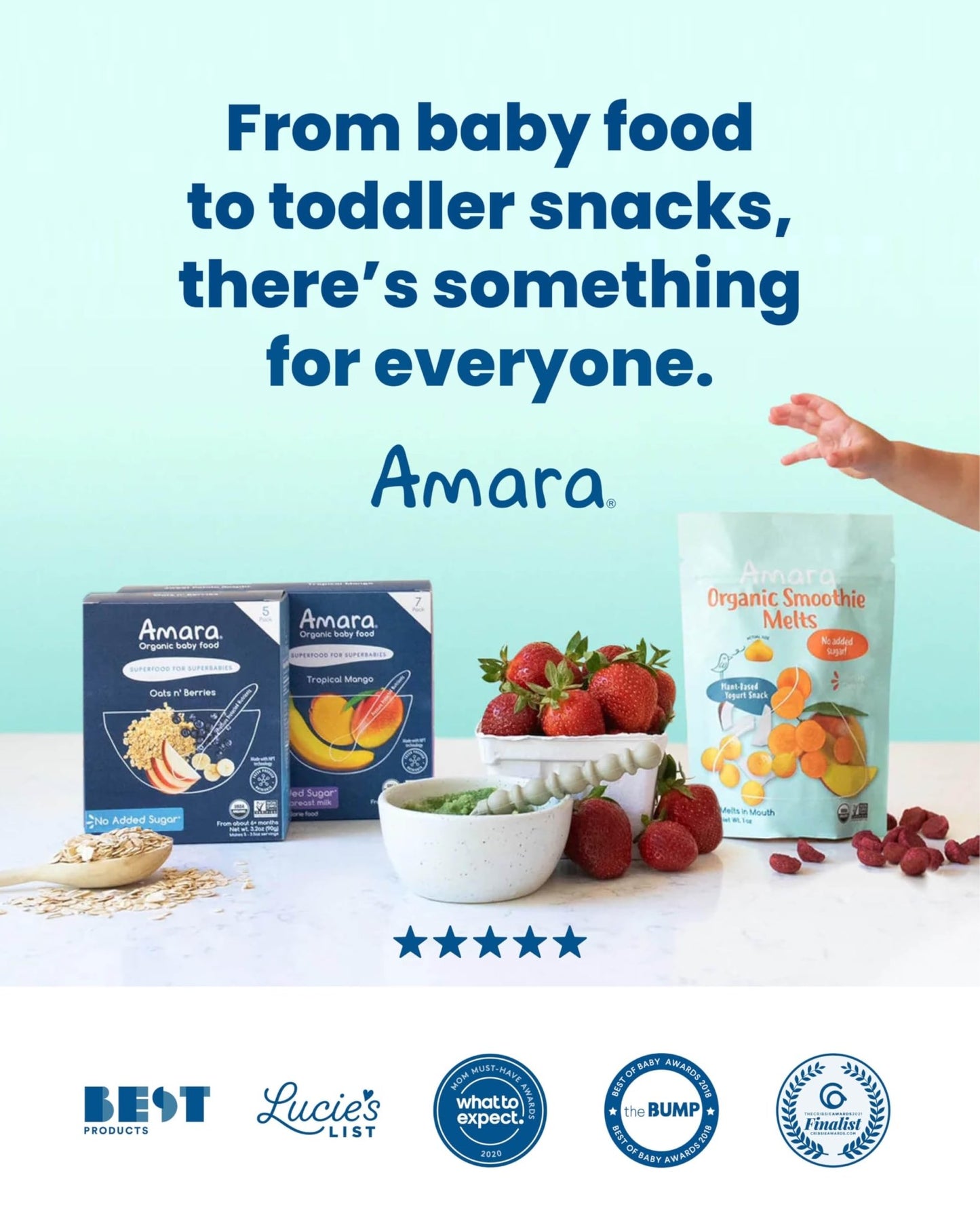 Amara Smoothie Melts - Carrot Raspberry - Baby Snacks Made With Fruits and Vegetables - Healthy Toddler Snacks For Your Kids Lunch Box - Organic Plant Based Yogurt Melts - 6 Resealable Bags - Fresh Hearth