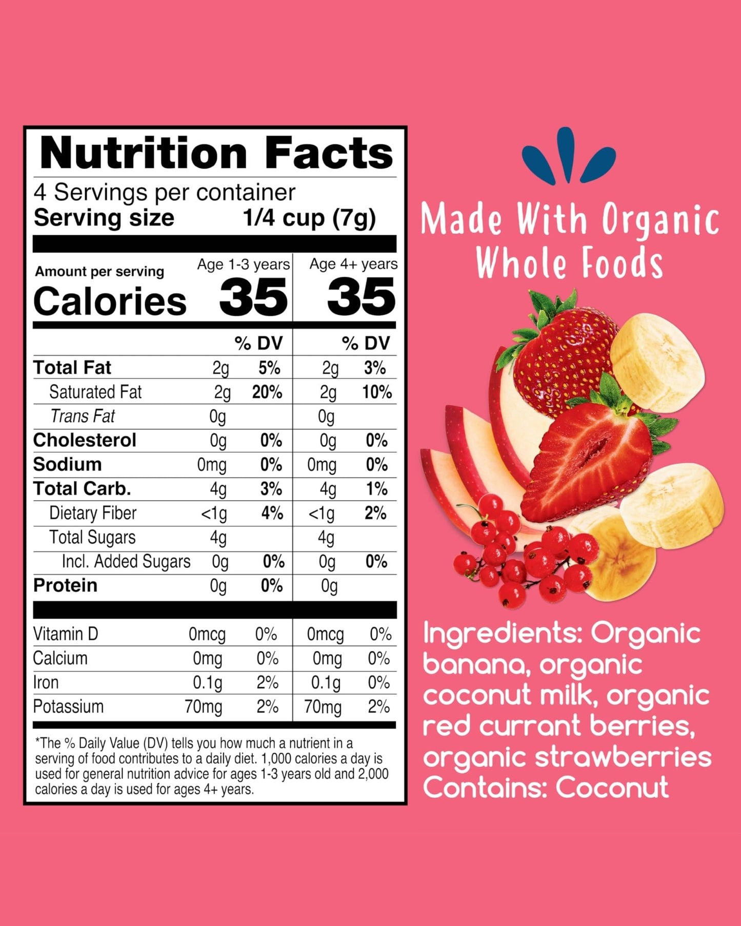 Amara Smoothie Melts - Mixed Red Berries - Baby Snacks Made With Fruits and Vegetables - Healthy Toddler Snacks For Your Kids Lunch Box - Organic Plant Based Yogurt Melts - 6 Resealable Bags - Fresh Hearth