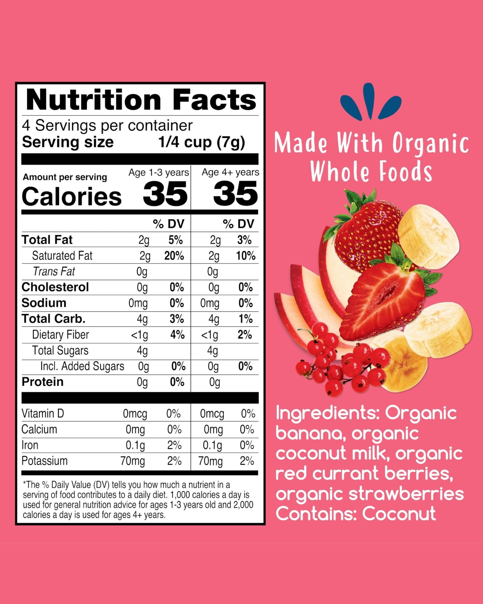 Amara Smoothie Melts - Mixed Red Berries - Baby Snacks Made With Fruits and Vegetables - Healthy Toddler Snacks For Your Kids Lunch Box - Organic Plant Based Yogurt Melts - 6 Resealable Bags - Fresh Hearth