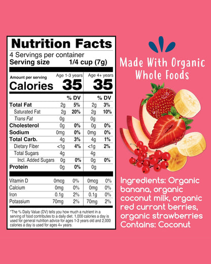 Amara Smoothie Melts - Mixed Red Berries - Baby Snacks Made With Fruits and Vegetables - Healthy Toddler Snacks For Your Kids Lunch Box - Organic Plant Based Yogurt Melts - 6 Resealable Bags - Fresh Hearth