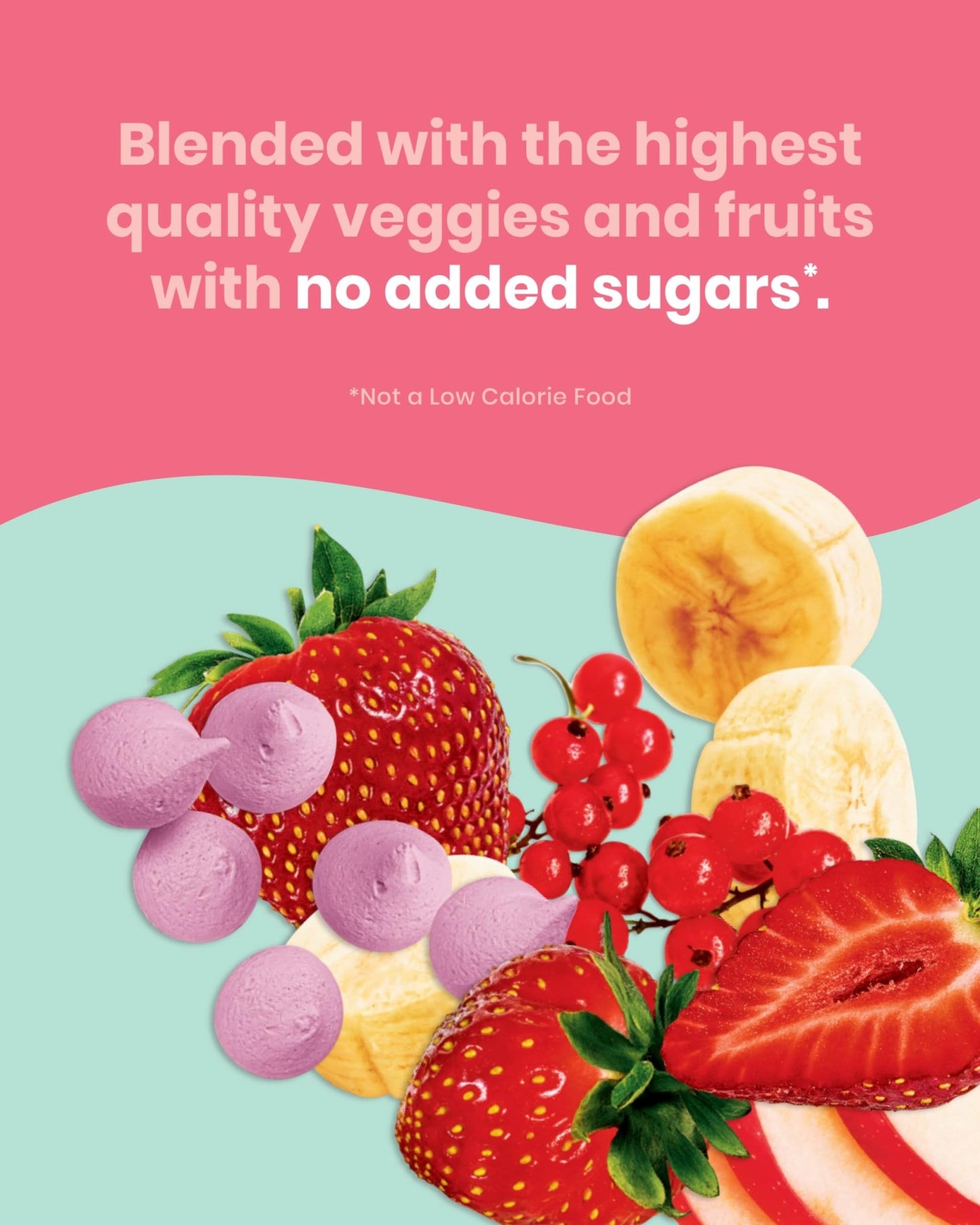Amara Smoothie Melts - Mixed Red Berries - Baby Snacks Made With Fruits and Vegetables - Healthy Toddler Snacks For Your Kids Lunch Box - Organic Plant Based Yogurt Melts - 6 Resealable Bags - Fresh Hearth