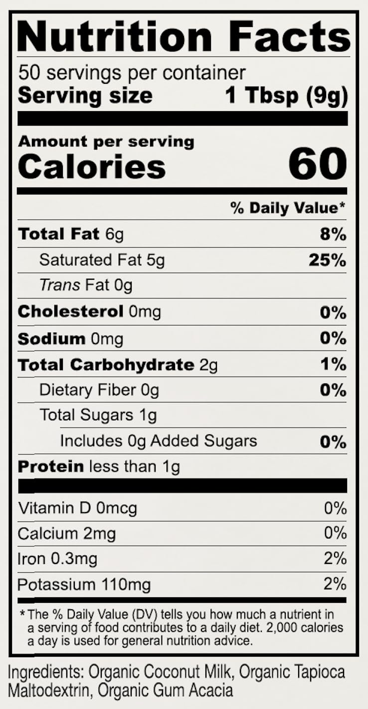Anthony's Organic Coconut Milk Powder, 1 lb, Gluten Free, Vegan & Dairy Free, Creamer Alternative, Keto Friendly - Fresh Hearth