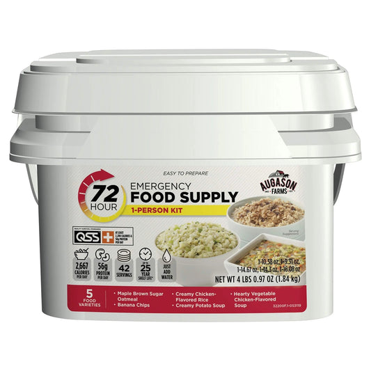 Augason Farms 72 - Hour 1 - Person Emergency Food Supply Kit 4 lbs 1 oz - Fresh Hearth