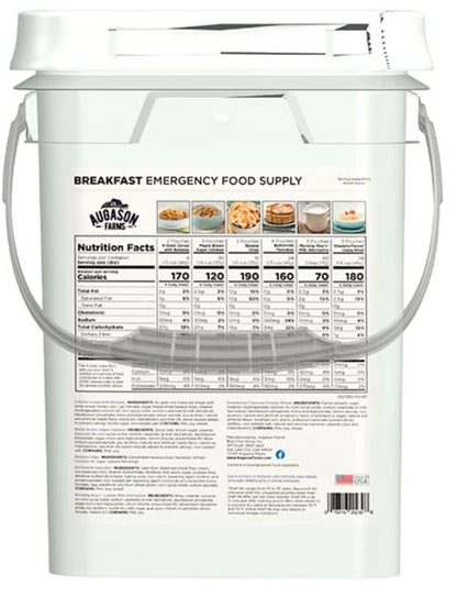 Augason Farms Breakfast Emergency Food Supply 4 Gallon Pail - Fresh Hearth