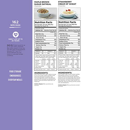 Augason Farms Breakfast Emergency Food Supply 4 Gallon Pail - Fresh Hearth