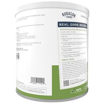 Augason Farms Dehydrated Potato Shreds Can, Emergency Food Supply, Everyday Meals, 31 Servings - Fresh Hearth