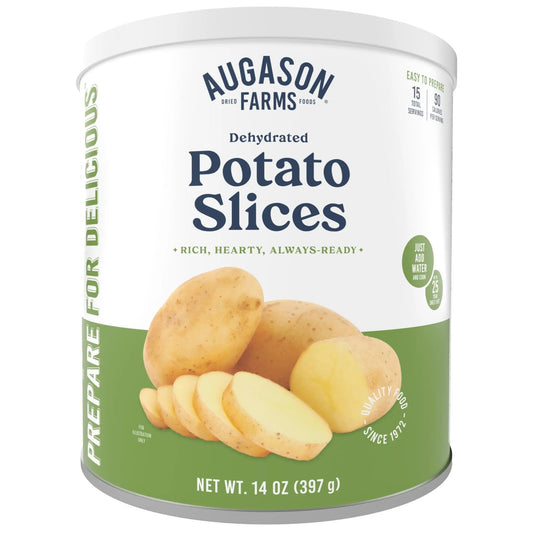 Augason Farms Dehydrated Potato Slices Can, Emergency Food Supply, Everyday Meals (Packaging May Vary) - Fresh Hearth