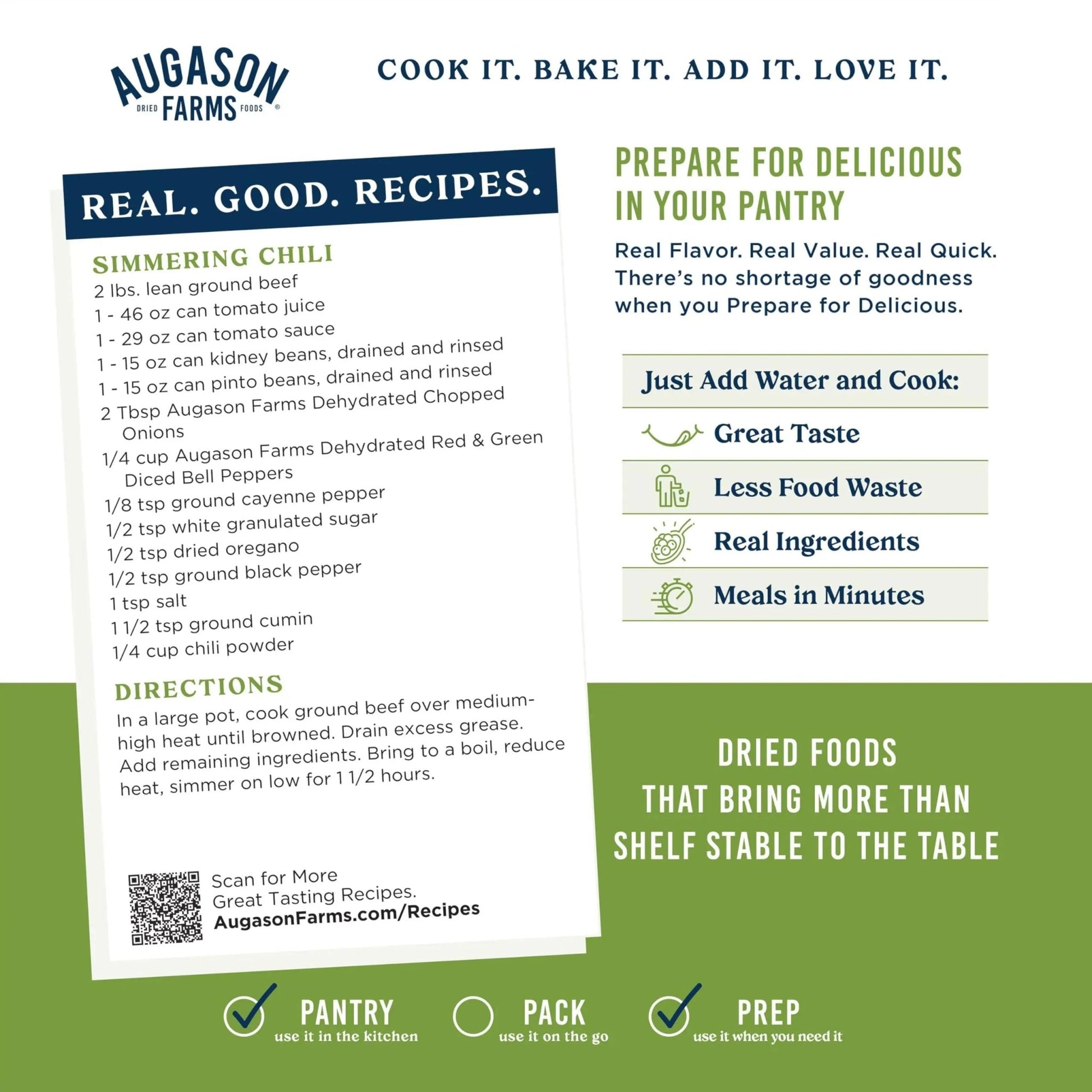 Augason Farms Dehydrated Red and Green Diced Bell Peppers Can, Emergency Food Supply, Everyday Meals, 113 Servings - Fresh Hearth