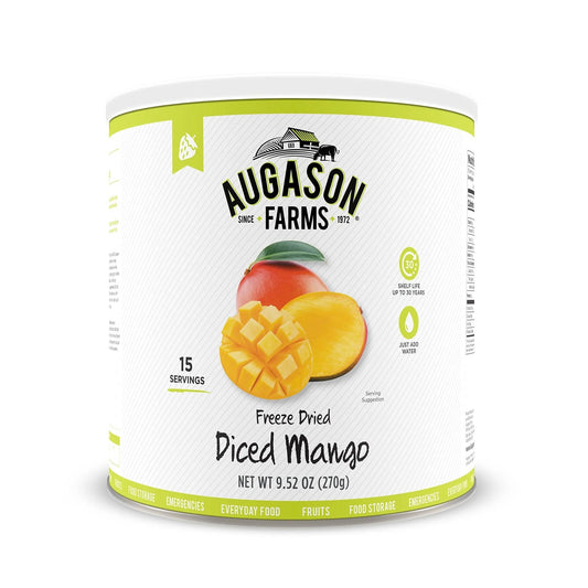 Augason Farms Freeze Dried Mango 9.52 oz No. 10 Can - Fresh Hearth