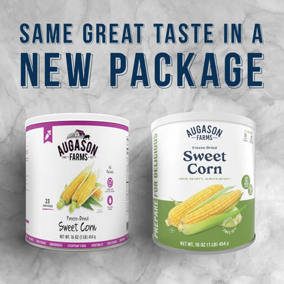 Augason Farms Freeze Dried Sweet Corn Can, Emergency Food Supply, Everyday Meals, 30 Servings - Fresh Hearth