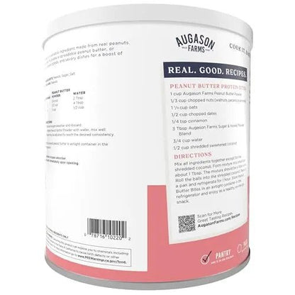 Augason Farms Peanut Butter Powder Can, Emergency Food Supply, Everyday Meals, 60 Servings - Fresh Hearth