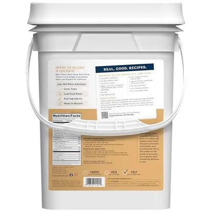 Augason Farms Regular Rolled Oats 4 - Gallon Pail, Emergency Food Supply, Everyday Meals, 113 Servings - Fresh Hearth