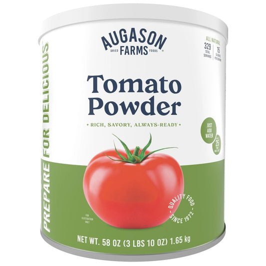 Augason Farms Tomato Powder Can, Emergency Food Supply, Everyday Meals, 329 Servings - Fresh Hearth