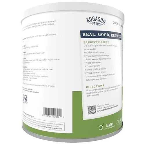 Augason Farms Tomato Powder Can, Emergency Food Supply, Everyday Meals, 329 Servings - Fresh Hearth