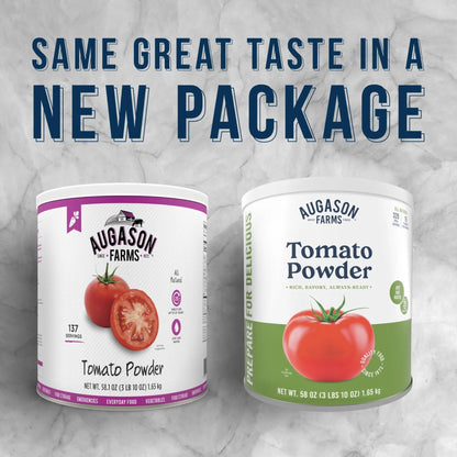 Augason Farms Tomato Powder Can, Emergency Food Supply, Everyday Meals, 329 Servings - Fresh Hearth