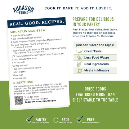 Augason Farms Vegetable Medley Blend Can, Emergency Food Supply, Everyday Meals, 131 Servings - Fresh Hearth