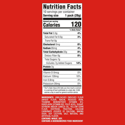 BARNUM'S Original Animal Crackers, Kids Snacks, 10 Snack Packs - Fresh Hearth