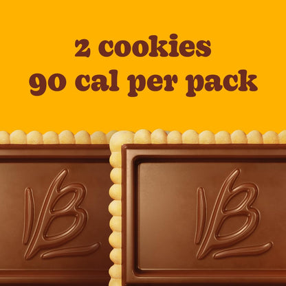 Bauducco Choco Biscuit Cookies,15.2 oz (Pack of 24) - Crispy & Delicious Chocolate Cookies, Individually Wrapped for Snacks, Dessert & Lunch Boxes - 2 Cookies per Pack - Fresh Hearth