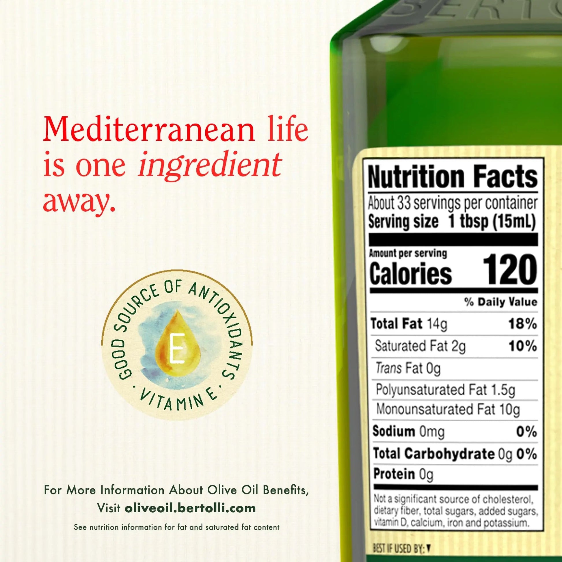 Bertolli Extra Virgin Olive Oil, Rich Taste, 16.9 fl oz - Fresh Hearth
