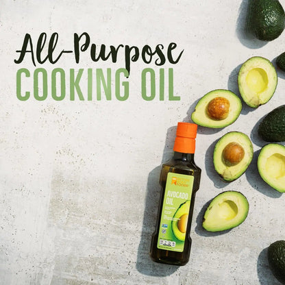 BetterBody Foods Refined Avocado Oil, Non - GMO Cooking Oil, Kosher, Keto and Paleo Diet Friendly, Frying, Baking, Avocado Oil, 500 mL, 16.9 Fl Oz - Fresh Hearth