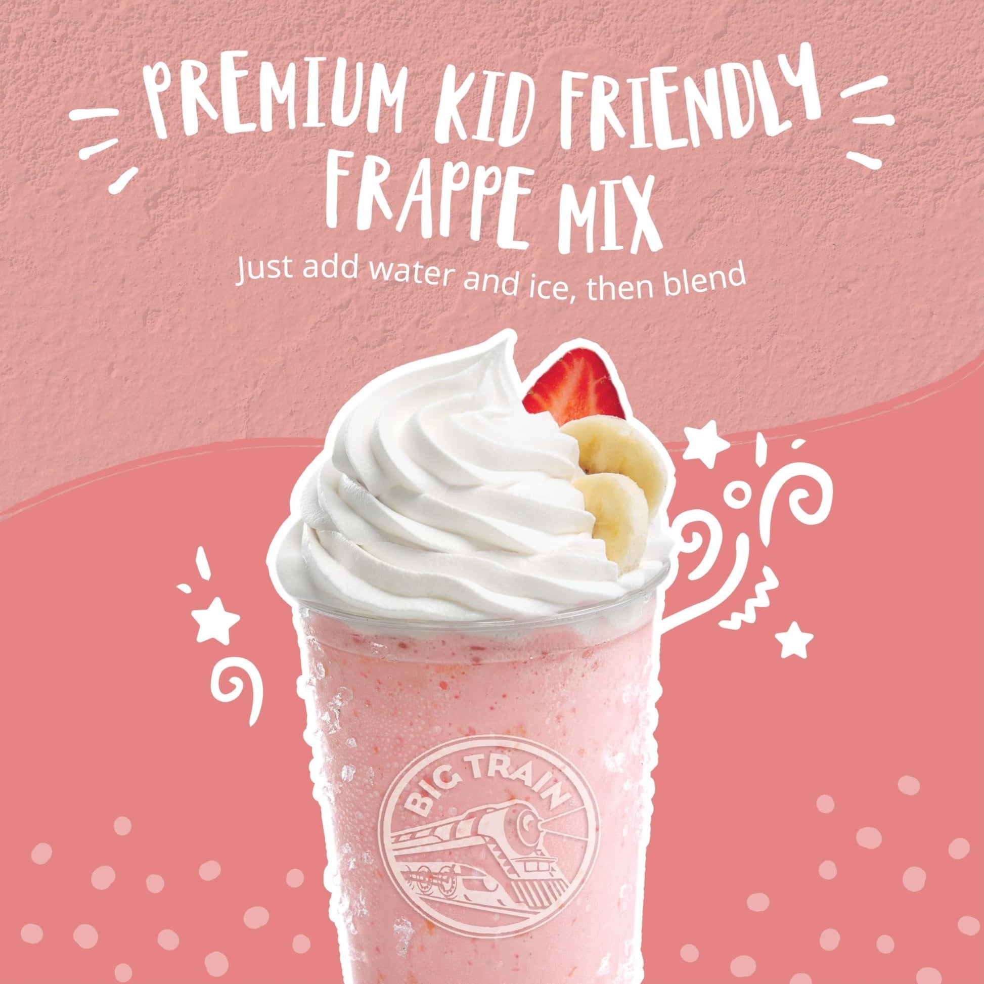 Big Train Kidz Kreamz Bubble Gum Blended Beverage Mix, 3.5 Pound (Pack of 1) - Fresh Hearth