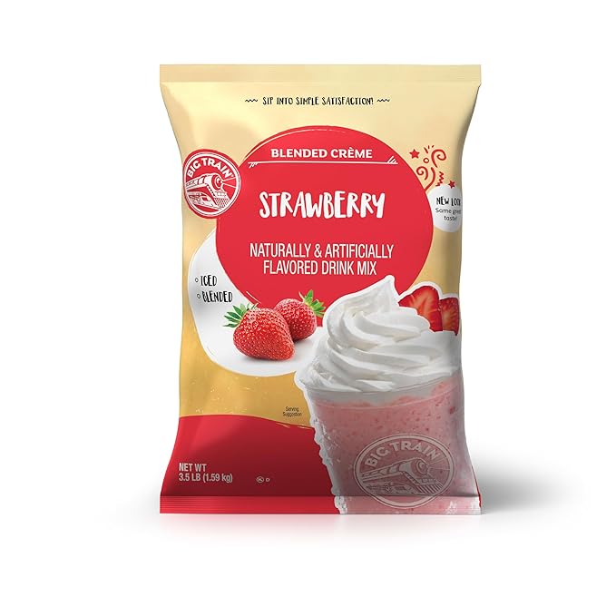 Big Train Kidz Kreamz Bubble Gum Blended Beverage Mix, 3.5 Pound (Pack of 1) - Fresh Hearth