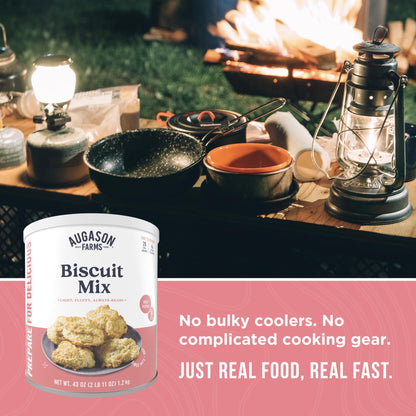Buttermilk Biscuit Mix Can Emergency Food Supply, 29 Servings, 10 Year Shelf Life - Biscuit Mix Just Add Water and Baking Powder - Fresh Hearth
