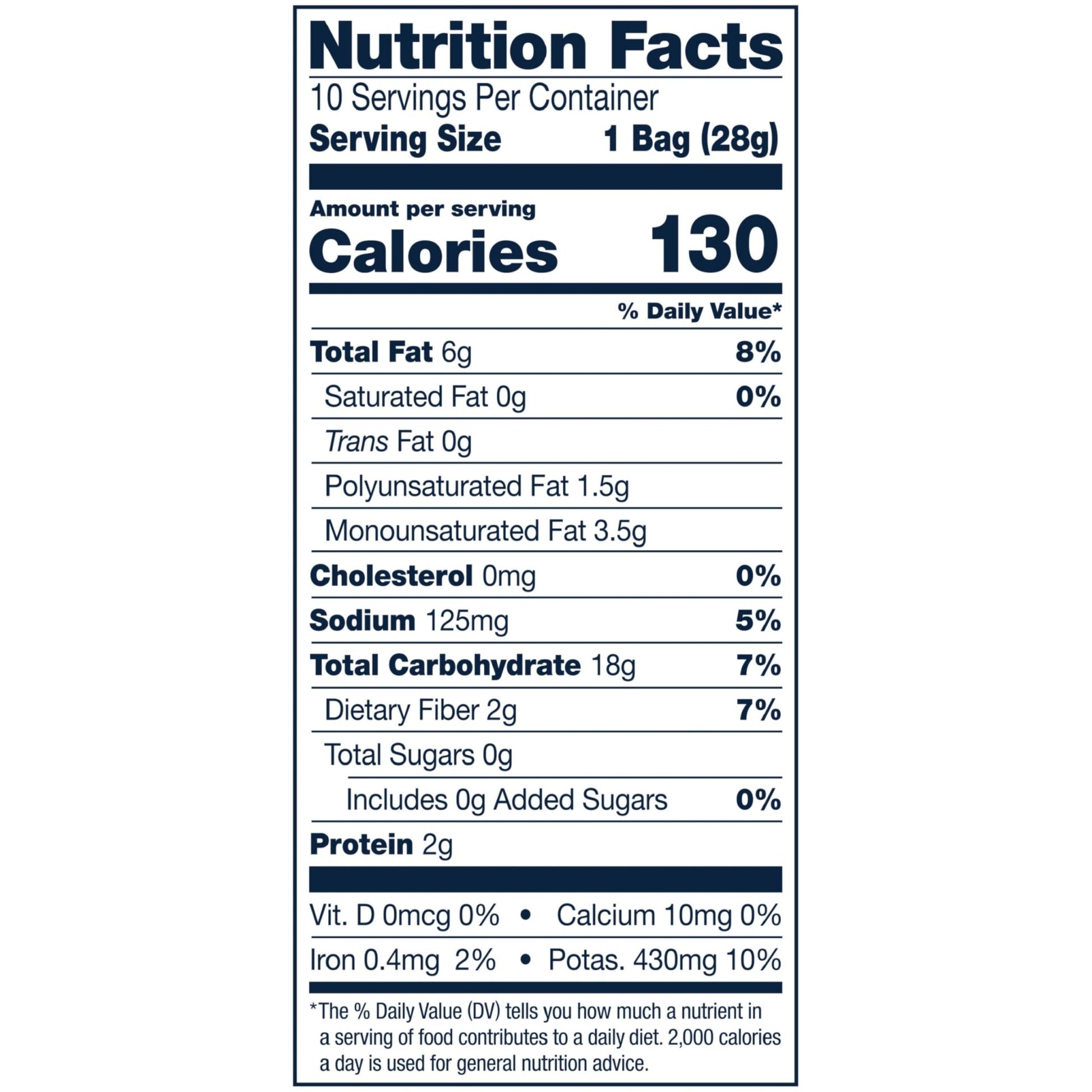 Cape Cod Potato Chips, Less Fat Original Kettle Chips, 1 Oz Snack Bags, 10 Ct - Fresh Hearth