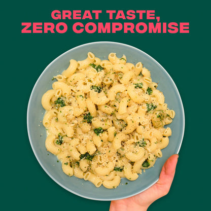 Carbe Diem!, Elbows, Lower Net Carb Pasta with Traditional Flavor & Texture, 55% Fewer Net Carbs & Only 110 Calories Per Serving, Pack of 3 - Fresh Hearth